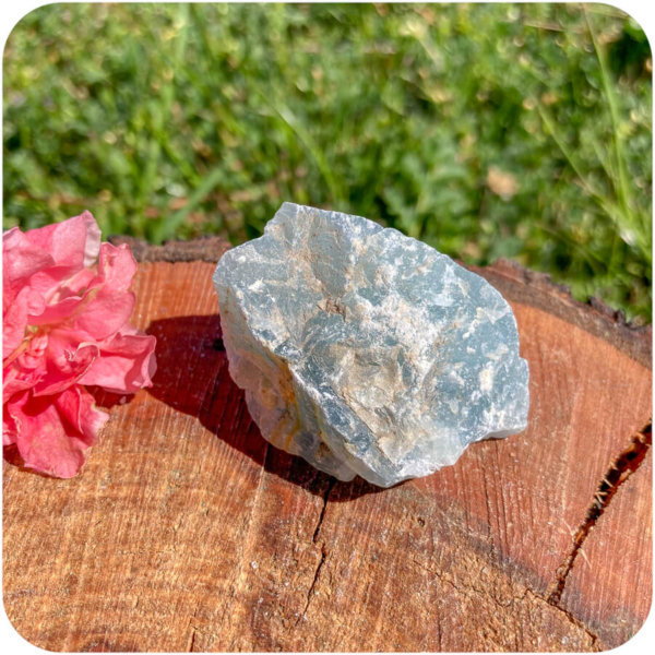 Onix Albastru Brut (Calcit Lemurian Aquatine) pentru Intuiție, Visare și Conștiință vizionară - imagine 9