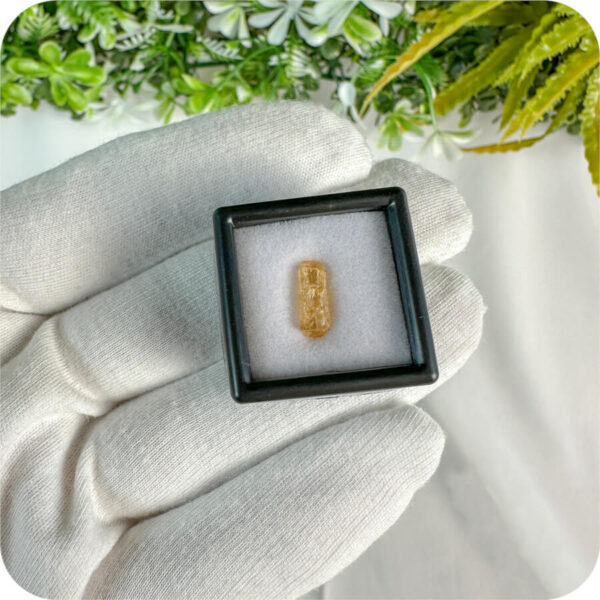 Topaz Imperial (Galben) Brut pentru Întărirea Optimismului, Încrederii și Voinței - imagine 6