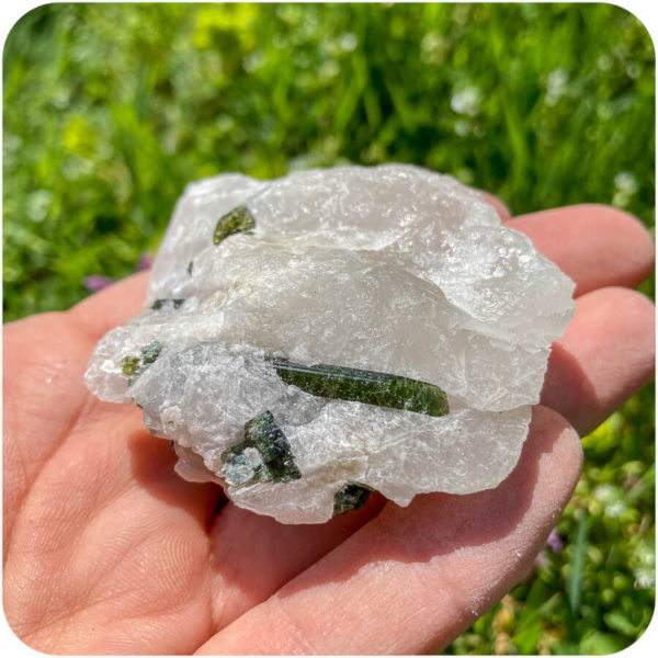 Turmalină Verde (Verdelit) Brută În Matriță Pentru Restabilirea Sănătății Și Vitalității - imagine 7