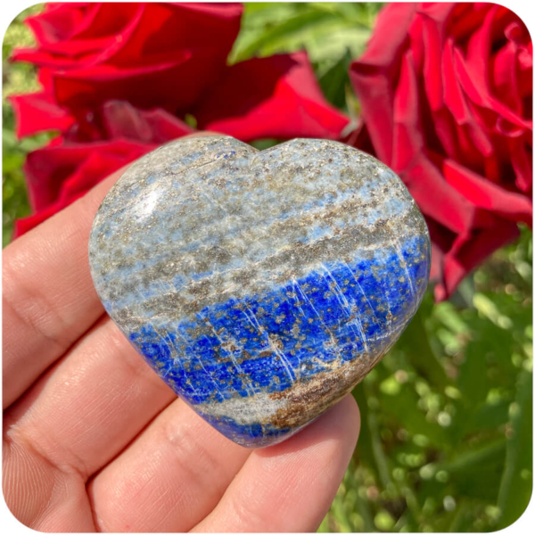 Inimă Lapis Lazuli pentru Adevăr și Eliberare - imagine 3