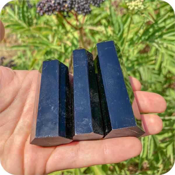 Obelisc Obsidian Negru pentru a lumina Întunericul - imagine 3