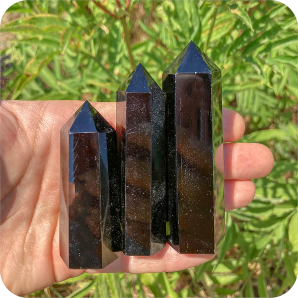 Obelisc Obsidian Negru pentru a lumina Întunericul - imagine 2