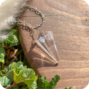 Pendul Radiestezic din Cristal Natural pret
