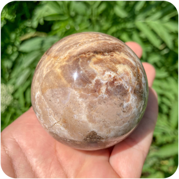 Sferă Opal Negru Maro pentru Înfruntarea Celor Mai Întunecate Frici - imagine 4
