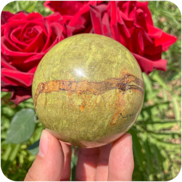 Sferă Opal Verde pentru O Nouă Perspectivă - imagine 5
