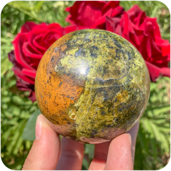 Sferă Opal Verde pentru O Nouă Perspectivă - imagine 2