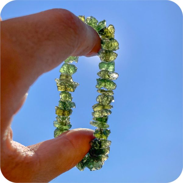 (La comandă) Brățară Moldavit Brut cu Argint pentru Transformare și Sincronicitate - imagine 8