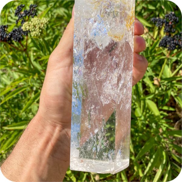 Obelisc Mare Cristal de Stâncă №14 pentru Claritate, Memorie și Manifestare - imagine 6