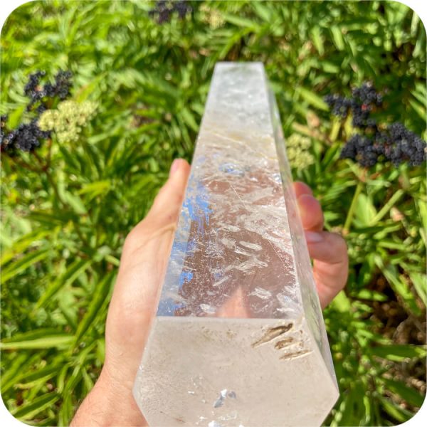Obelisc Mare Cristal de Stâncă №14 pentru Claritate, Memorie și Manifestare - imagine 7