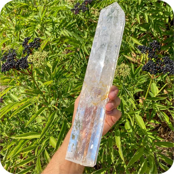 Obelisc Mare Cristal de Stâncă №14 pentru Claritate, Memorie și Manifestare - imagine 2