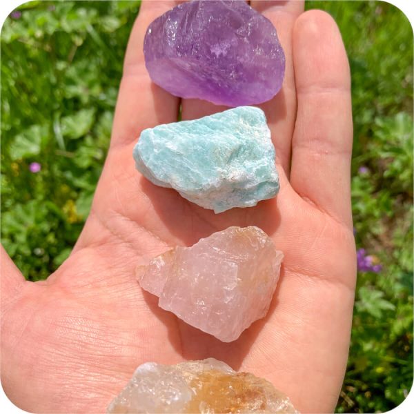 Set Pietre Brute pentru Cele Șapte Chakre - imagine 4