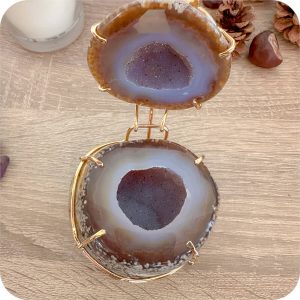 Cutie pentru Bijuterii din Agat Geodic Nr. 2