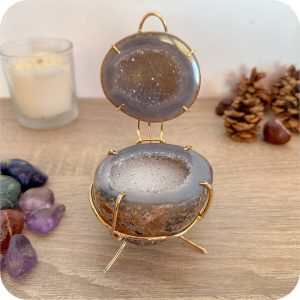 Cutie pentru Bijuterii din Agat Geodic Nr. 10