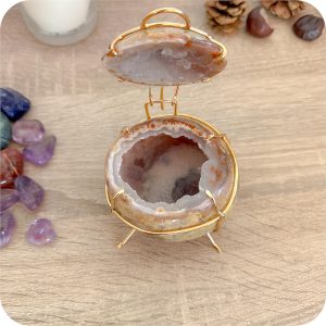 Cutie pentru Bijuterii din Agat Geodic Nr. 1